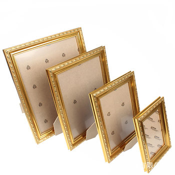 Factory Custom American-Style Gold Photo Frames, Business License Frames, Special Photo Frames for Honor Badges, Wedding Announcement Photo Frames, Wholesale Picture Frames