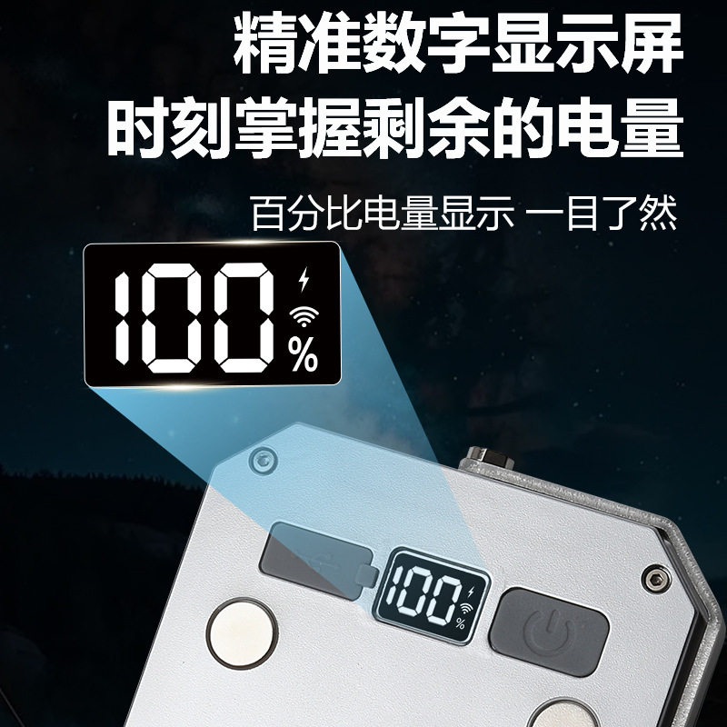 New Multifunctional Portable Lamp, Camping Lamp, Emergency Tent Lamp, Wireless Charging Lighting Work Lamp, Outdoor Camping Lamp