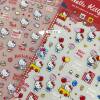 Sanrio Embossed Stereo Nail Art Stickers Apple Katie Paper Cartoon Cute Adhesive Camera Water Cup DIY Nail Stickers