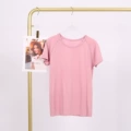 1.0 smoky pink short sleeves