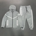 Light gray reflective suit