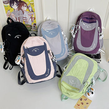 2025 New Lightweight Backpack Girls Middle School and College Students Outdoor Travel Large Capacity Hiking Mountaineering Waterproof Backpack