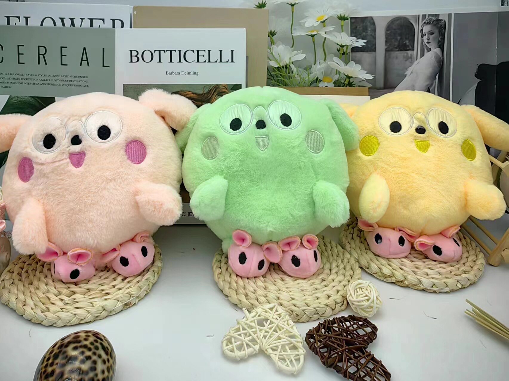 毛绒玩具批发八寸抓娃娃流量款公仔结婚抛洒互动玩偶婚礼娃娃批发