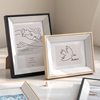 Beveled Edge Photo Frame Art Frame Scandinavian Simple 6-Inch 7-Inch 8inch 10inch Desktop Wedding Couple Photo Frame