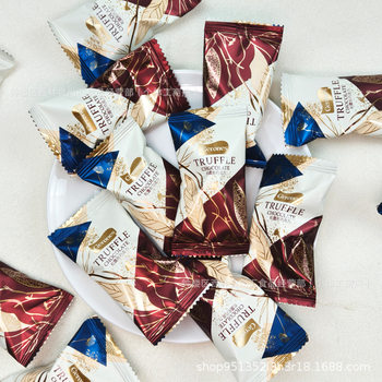 Qiaolianzi-Lu Sha Truffle-Shaped Cocoa Butter Chocolate Coffee Birthday Wedding Candy Souvenir Full Moon Return Gift