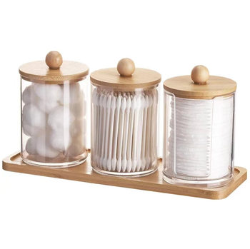 Free combination for cotton swab storage box makeup remover cotton storage tank toilet cosmetics finishing storage box