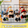 Factory direct supply plush doll pendant creative wear cute doll doll bag key chain couple small gift
