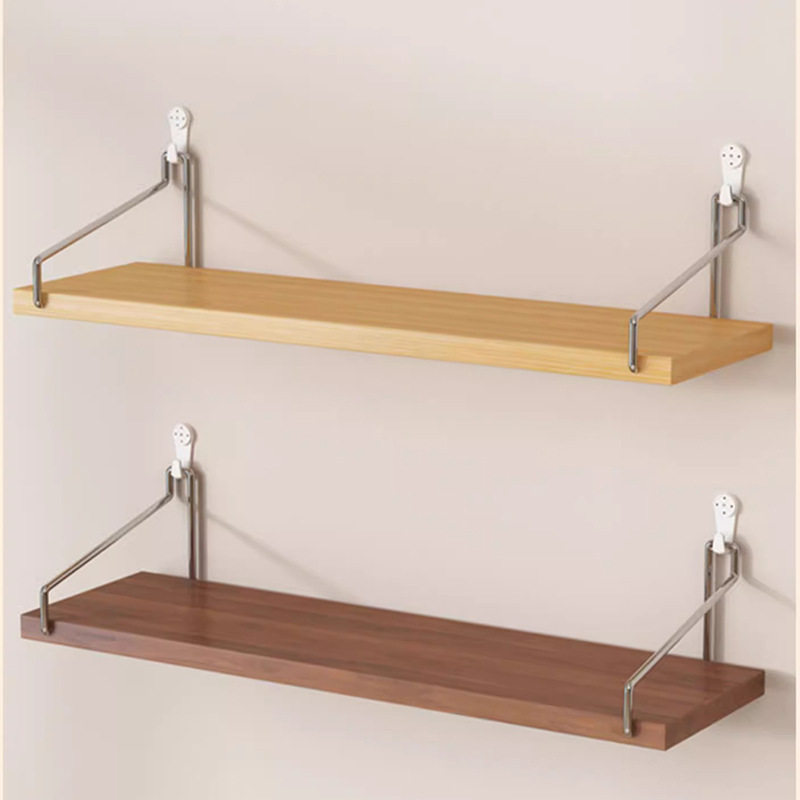 No-Drill Wall-Mounted Shelf Bedside Wall-Mounted Partition Living Room Wall Projector Router Shelf Wall-Mounted Bookshelf