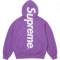 E550 # Classic large logo hoodie in purple