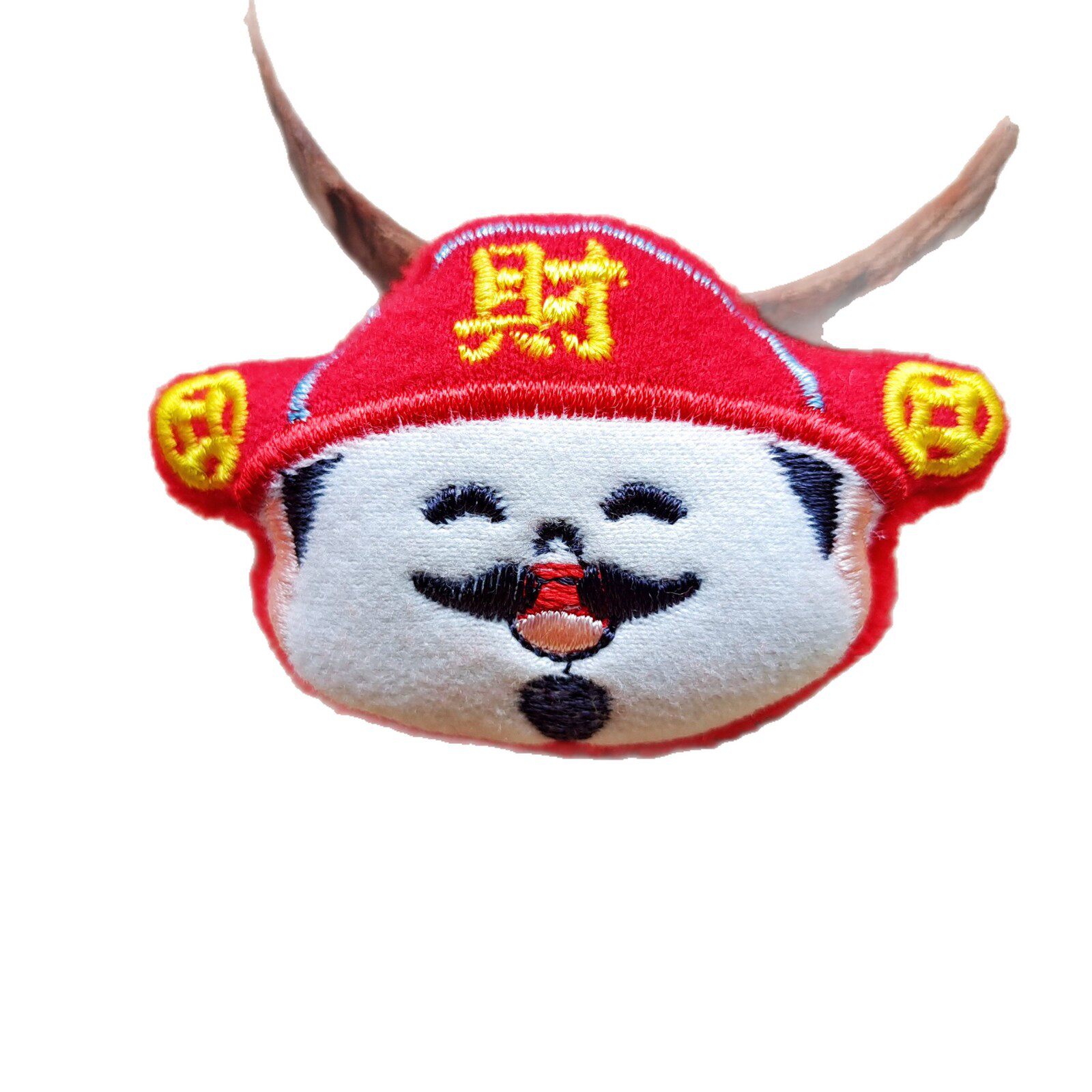 原创新年款节庆公仔配件国风系列福袋财神小马胸针服装袜子配饰