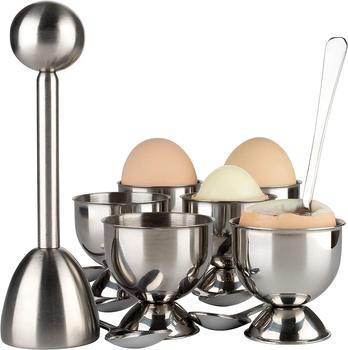 Direct Supply Egg Open Shell Egg Shell 304 Stainless Steel Separator Creative Household Single and Double Open Egg suit