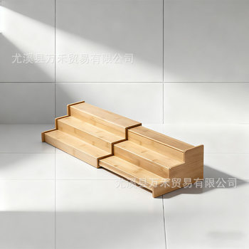 Bamboo Retractable Spice Rack Spice Rack Expandable Kitchen Countertop Spice Rack Desktop Spice Bottle Storage Rack