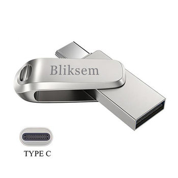 Type-c/usb dual interface music usb flash disk high transmission large capacity metal usb flash disk car mini music usb flash disk
