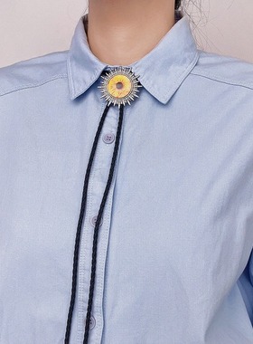 领带项链皮绳男女合金