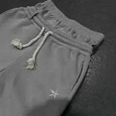 2025 New Autumn and Winter Heavy European and American Style Double Waistband Fashion Unisex Loose Drawstring Pants Embroidered Sweatpants Wholesale