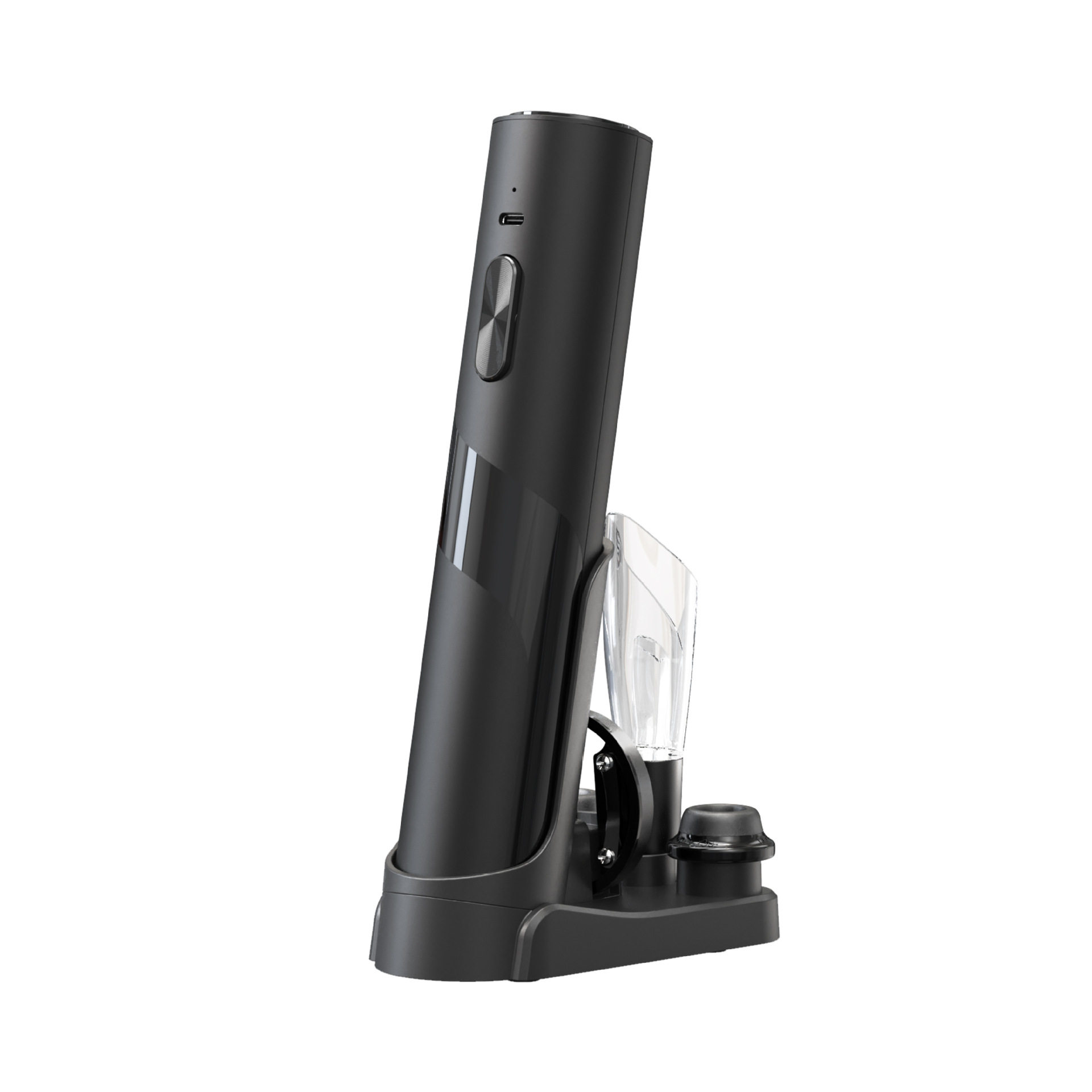 Kelitong Factory Export Cross-Border Plastic USB Rechargeable Red Wine Smart Technology Electric Bottle Opener Set