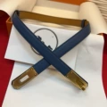 Navy blue gold buckle (gift box)