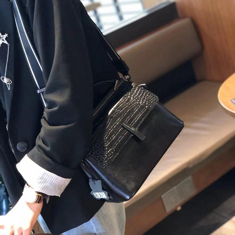 Túi Xách Nữ Da Thật Form Lớn Vintage Phong Cách Công Sở Màu Đỏ, Nâu, Đen