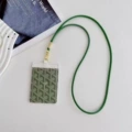 Dogtooth halter card holder - green