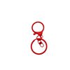 Factory wholesale paint keychain spray paint color lobster buckle three-piece set doll hanging buckle keychain three-piece set