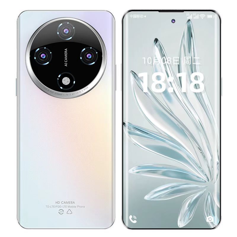 New X200Pro Curved Screen Smartphone Fingerprint Dual Sim 7.9inch Large Screen Android Phone Manufacturer Direct Sale
