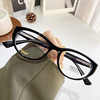 Korean Style Teaming Cat Glasses Frame 2024 New Slimming Vintage Myopia Glasses Women's Plain-made Glasses Frame Men's Glasses