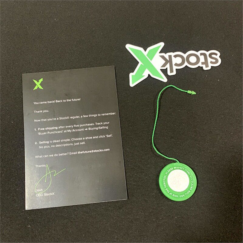 Stock X Green Card Green Fork Anti-Substitution Buckle x Hanging Tag Accessories Pendant Shoe Buckle