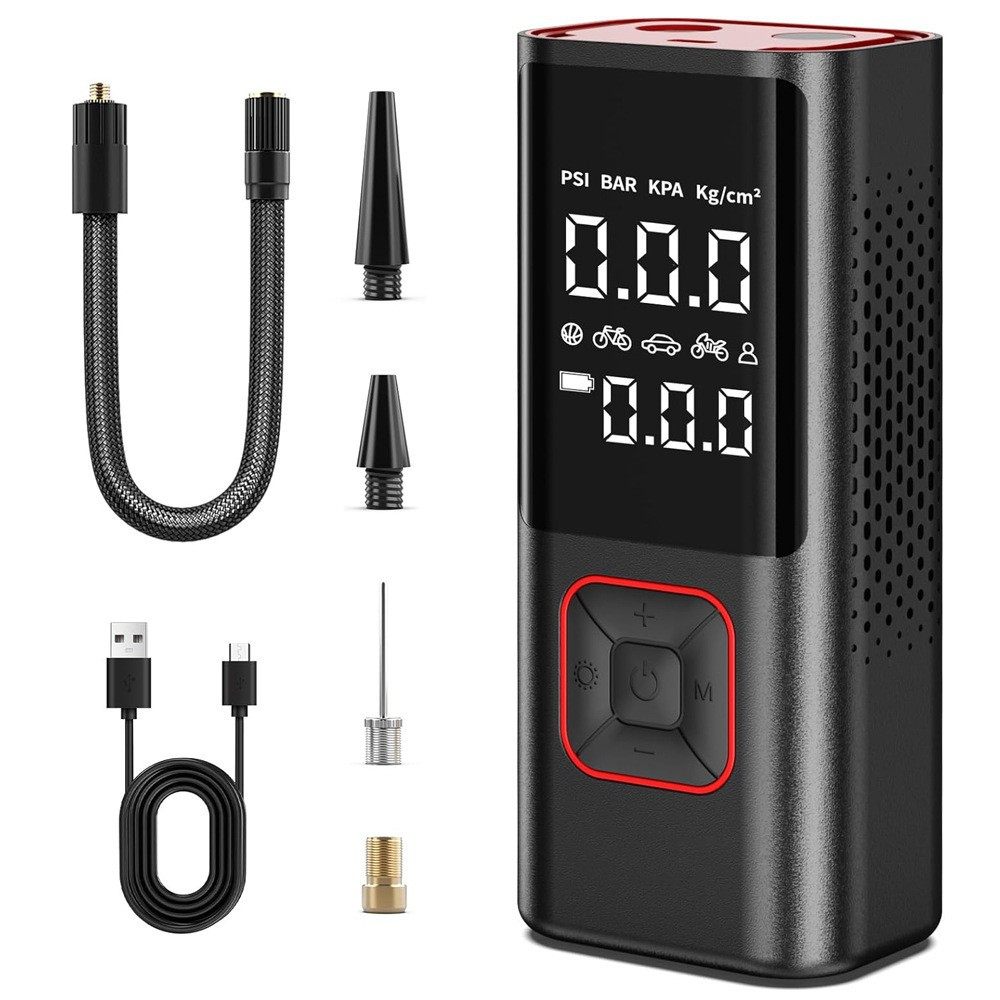 Car air pump outdoor portable car wireless air pump digital tire pressure car tire electric pump