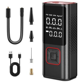 Car air pump outdoor portable car wireless air pump digital tire pressure car tire electric pump