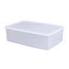 Huilexin Fresh-keeping Box Plastic Box Commercial Food Grade Rectangular Refrigerator Storage Sealed Large Capacity Ice Powder Box