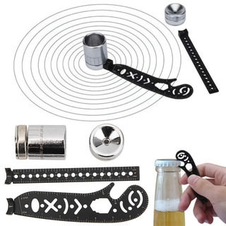 Hot Selling Creative Magnetic Drawing Drawing Tool Ruler Magnetic Compass Ruler Multi-Functional Painting Ruler Drawing Compass