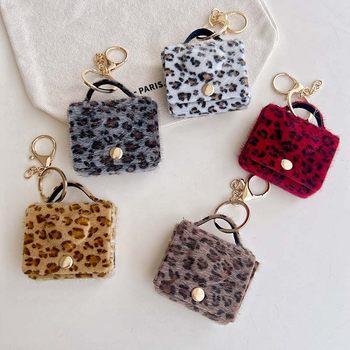 Autumn and Winter New Retro Bags Imitation Horse Hair Maillard Style Fashionable Versatile Coin Purse Headphone Bag Decorative Small Bag