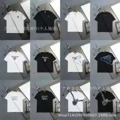 Correct Version of D Brand 2026 Summer Luxury Trendy New Classic Logo Embroidered T-Shirt Loose Pullover Short-Sleeve Export