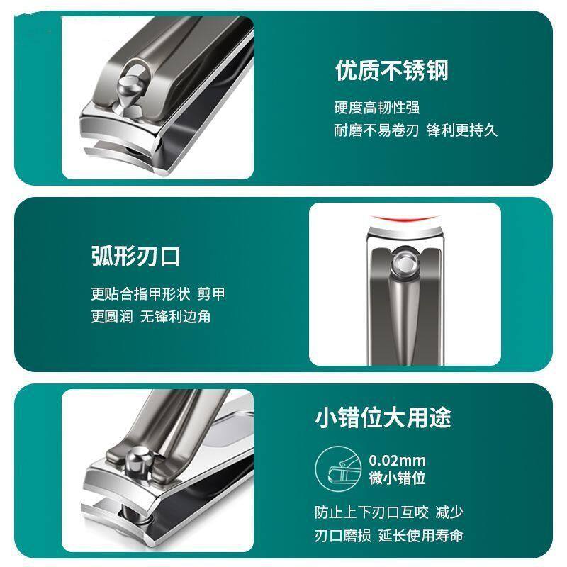 Nail Clippers, Household Nail Scissors Set, Gift Oblique Manicure Set, Single Tool, Cross-Border Support for Dropshipping