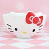 Gujiesz HelloKitty Ceramic Bowl Household Cute Cartoon Sanrio Shape Tableware Girl's Heart Rice Bowl