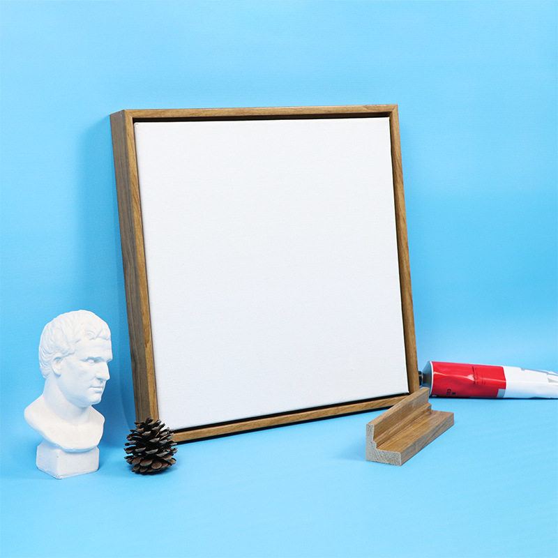 Wooden Inner Frame Blank Oil Painting Frame Decorative Painting Outer Frame Photo Frame Oil Painting Outer Frame 3.5cm Thick Frame-Free L-Shaped Picture Frame