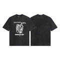 E50 washed distressed hole black