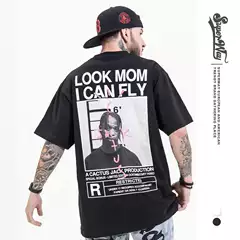 Fg Men's Wear | 2021 Spring and Summer New European and American Trendy Brand Documentary Same Style Limited Round Neck Loose Short-Sleeved T-Shirt for Men and Women