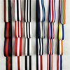 100D Dense Three-Color Stripesd Webbing, Polyester Intercolor Webbing, Clothing Side Strips, Luggage Accessories, Spot Wholesale