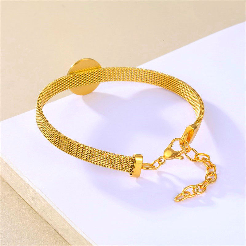 Cross-border European and American Hot Selling Stainless Steel Saint Benedict Bracelet Plated 18K Gold Priest Exorcist Watch with Bracelet Jewelry