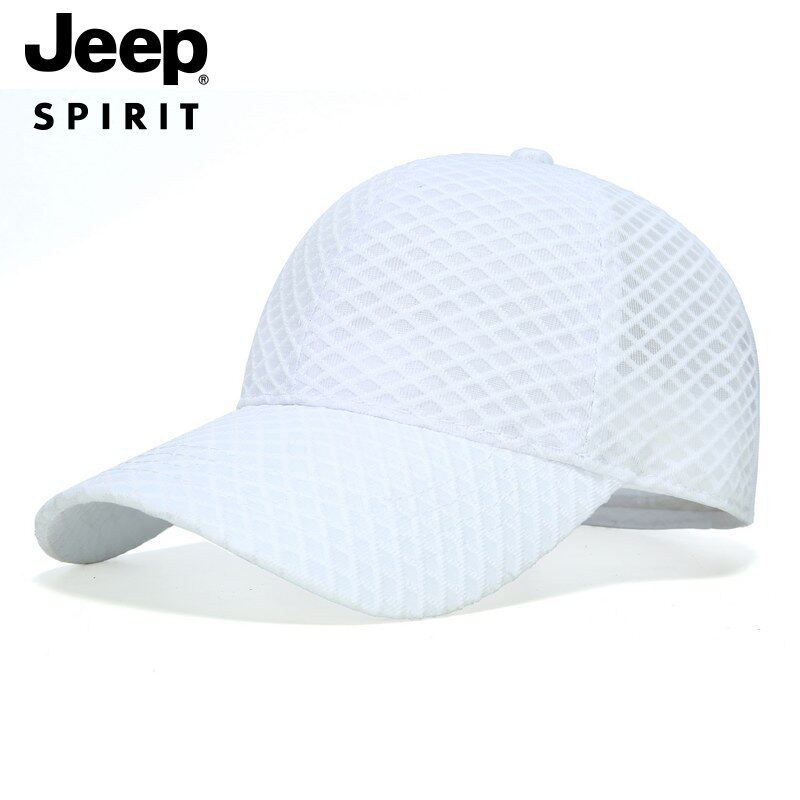 Цельнокроеная бейсболка из натуральной кожи JEEP/Jeep counter hat с дышащей сеткой для пары 20MA996CA0759 Изображение 1