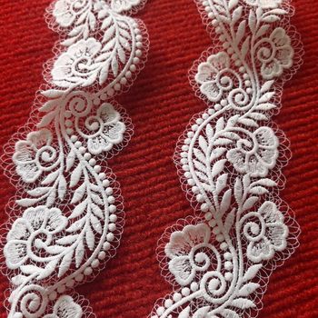 3mm Sequin Fish Silk Thread Water-Soluble Milk Silk Barcode Lace Accessories Lace Clothing Decoration DIY Embroider Lolita