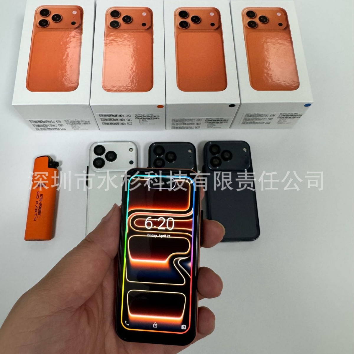 新款跨境手机 MINI 17 Pro Max智能手机双卡迷你机直板触屏安卓3G