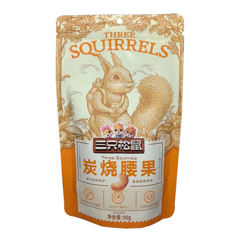 Three Squirrels Nut Snacks Macadamia Nuts Pistachios Dried Mango Cashew Nuts Snacks Large Quantity Bulk Snacks Wholesale