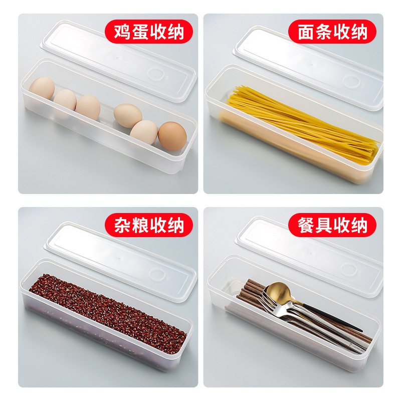 Coriander and Green Onion Storage Box Refrigerator Crisper Whole Root Storage Noodles Egg Preparation Preservation Seal