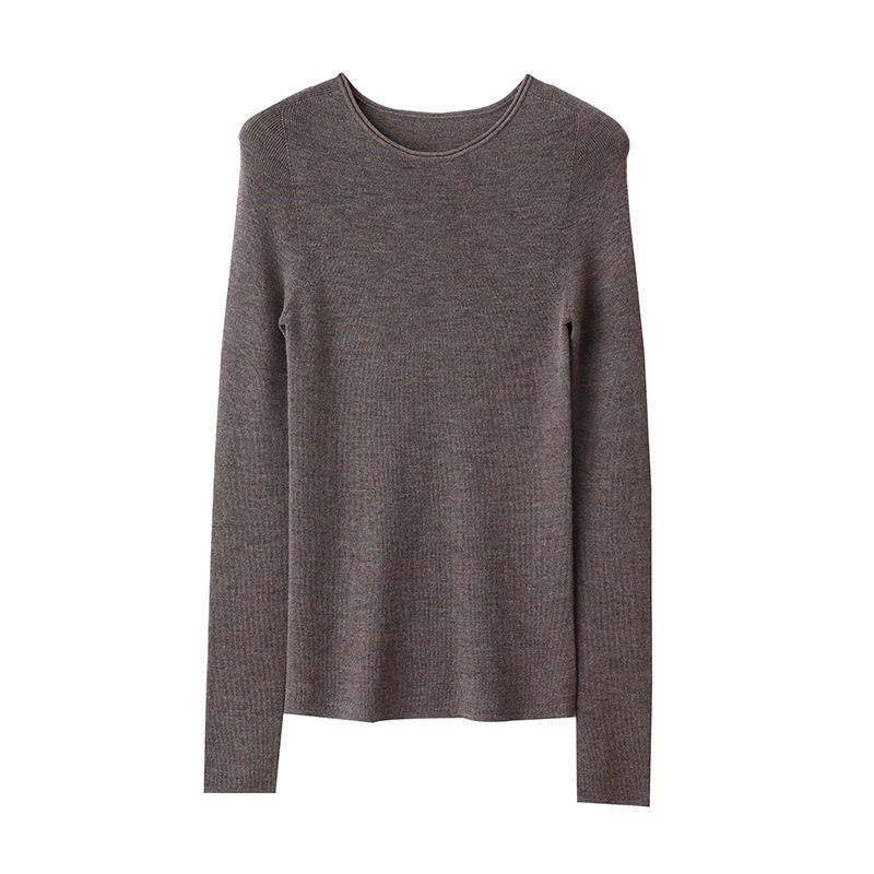 美丽诺羊毛！德国无缝扬子纱打底针织衫秋季半高领修身内搭上衣女