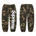 [big label sweatpants] green camouflage
