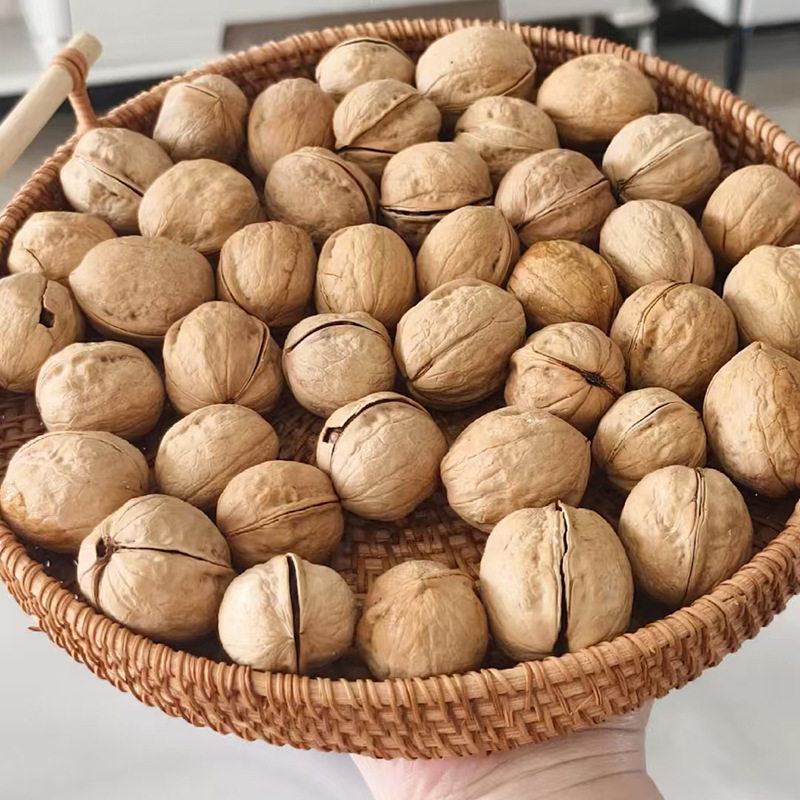 Oem Xinjiang 185 Paper-Skinned Walnuts, New Walnuts, Casual Snacks, Original Flavor, Thin-Skinned Paper-Skinned Walnuts