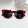Korean Oval Frame Sunglasses for Women Ins Trendy Style Showing Small Face Retro Personalized Sunglasses Pc Material