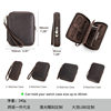 Vintage Crazy Horse Cowhide Four-position Watch Storage Box Handmade Travel Portable Square Genuine Leather Watch Box